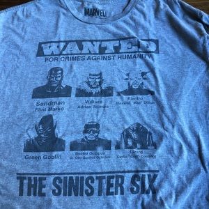 Sinister six / Spider-Man shirt marvel xl shirt